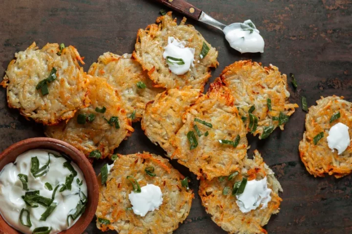 Recette de galettes de pommes de terre et courgettes