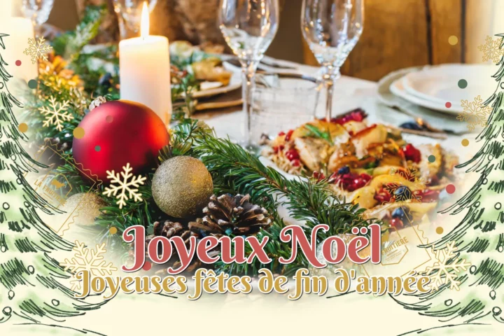 Menu de fêtes savoyard 2025 avec produits locaux de La Fruitière de Domancy